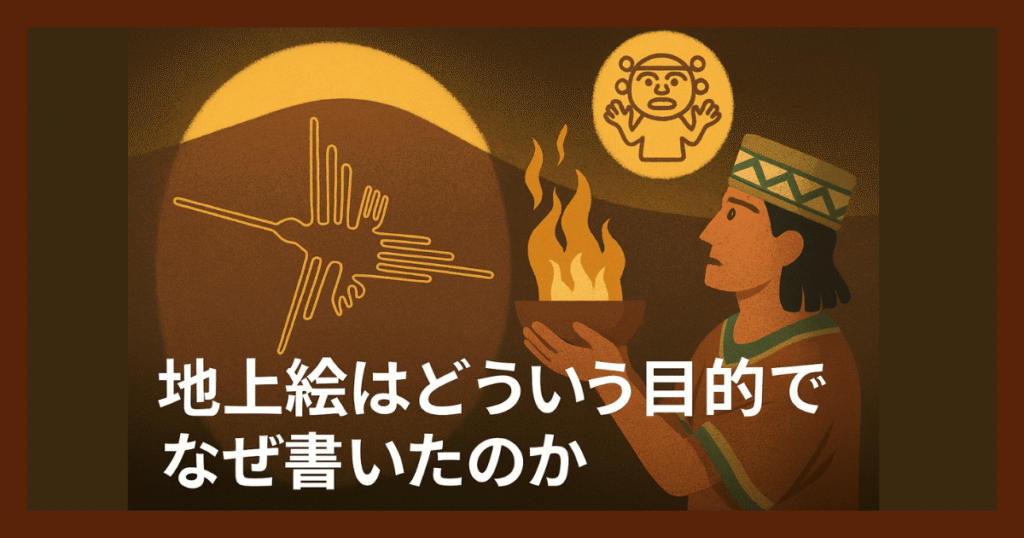 地上絵の目的はなぜ書いたのか